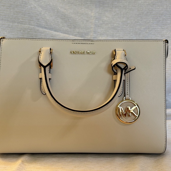 Michael Kors Charlotte Medium Saffiano Leather 2 in 1 Tote Bag - Picture 6 of 14